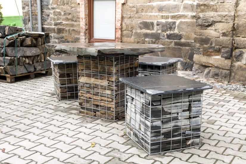 Kámen do gabionů - Třídení: Strojně třízený