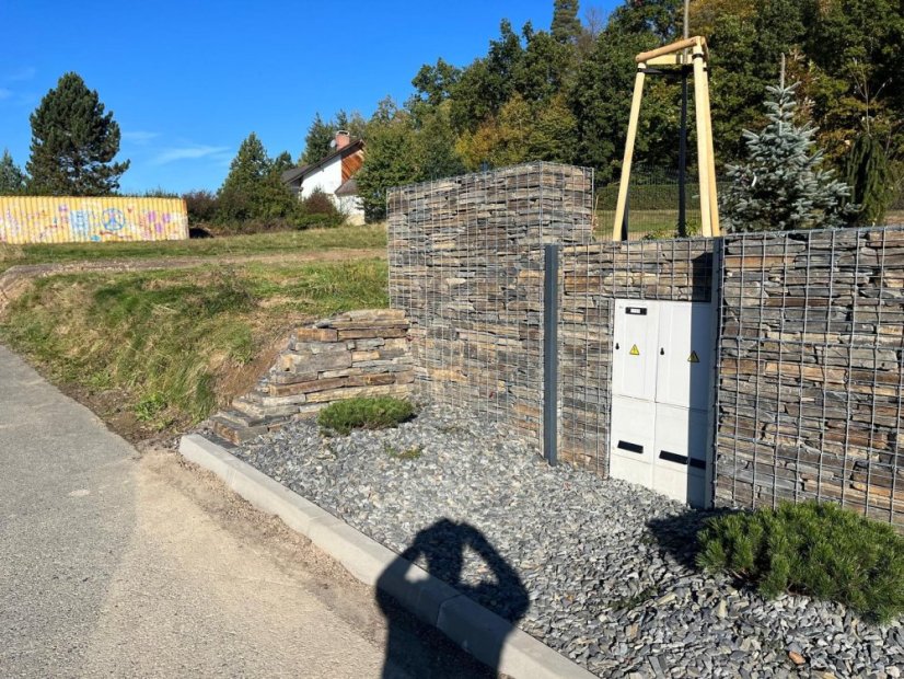 Kámen do gabionů - Třídení: Strojně třízený